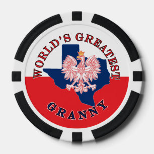 Jetons De Poker La plus grande mamie du monde