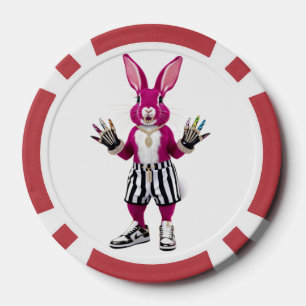 Jetons De Poker "La révolution du lapin de verre"