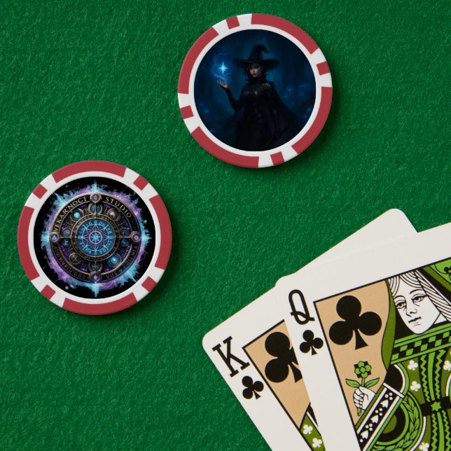 Jetons De Poker La sorcière de VEKAR’NOCT (Table de poker (double))