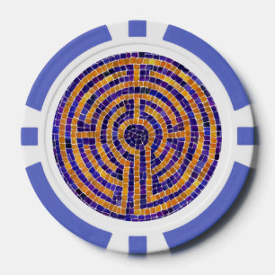 Jetons De Poker LABYRINTH MOSAIC Chips de poker