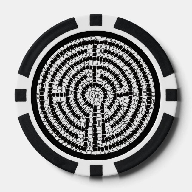 Jetons De Poker LABYRINTH VII Chips de poker (Recto)