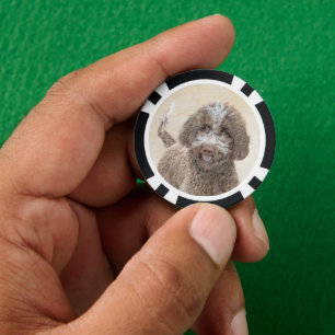 Jetons De Poker Lagotto Romagnolo Peinture - Cute Original Chien A