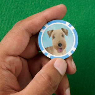 Jetons De Poker Lakeland Terrier Peinture - Cute Original Chien Ar