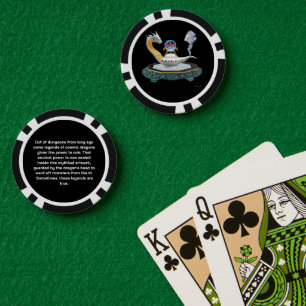 Jetons De Poker Lampe Magique en Céramique Blanche Dragon