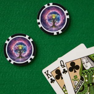 Jetons De Poker L'Arbre Céleste des Royaumes Éternels