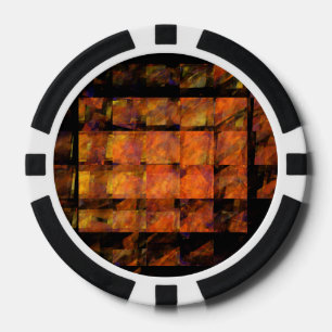 Jetons De Poker L'art Abstrait au mur