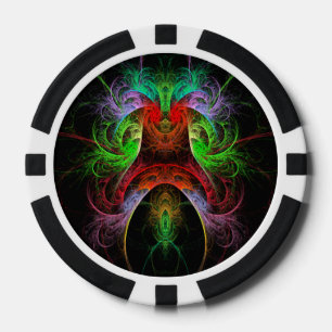 Jetons De Poker L'art Abstrait du Carnaval