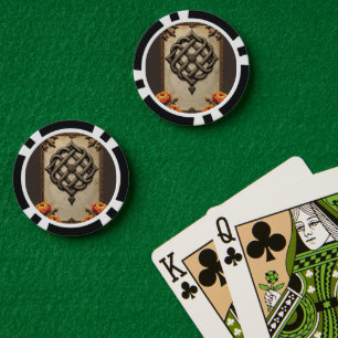 Jetons De Poker L'art celtique et la splendeur florale dans des to