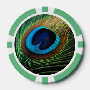 Jetons De Poker Le bijou de Peacock