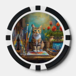 Jetons De Poker Le Chat Artistique