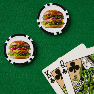 Jetons De Poker Le cheeseburger appétissant de SlipperyJoe crousti
