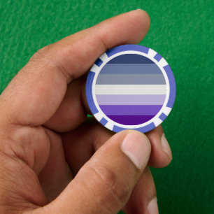 Jetons De Poker Le drapeau de la fierté butch lesbienne de Slipper