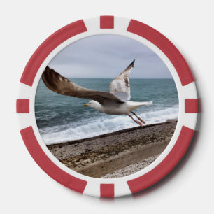Jetons De Poker Le goëland d'Etretat français