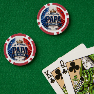Jetons De Poker Le Meilleur Papa du Monde