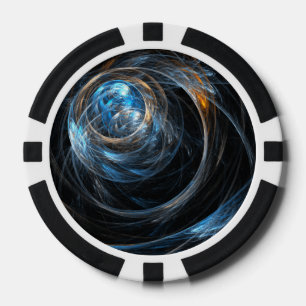 Jetons De Poker Le monde de l'art Abstrait