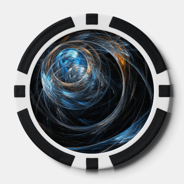 Jetons De Poker Le monde de l'art Abstrait (Recto)