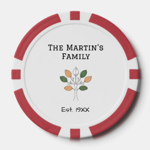 Jetons De Poker le nom de l'arbre de la communauté de la réunion d