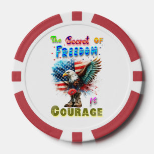 Jetons De Poker Le secret de la liberté est le courage