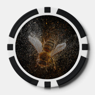 Jetons De Poker Les abeilles tombées sont magiques