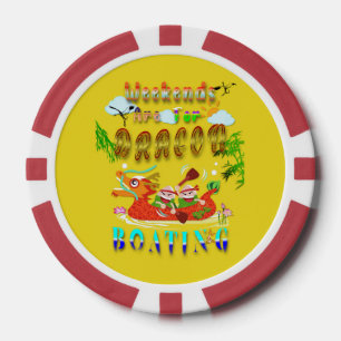 Jetons De Poker Les Week-ends Sont Pour Bateau Dragon