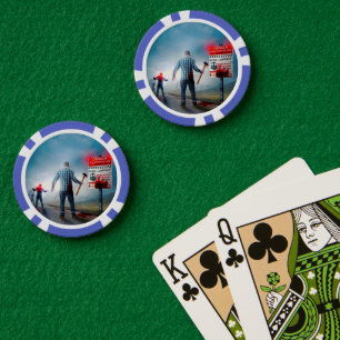 Jetons De Poker Les zombies aux yeux lumineux de SlipperyJoe pour 