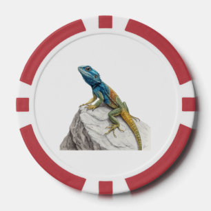 Jetons De Poker Lézard