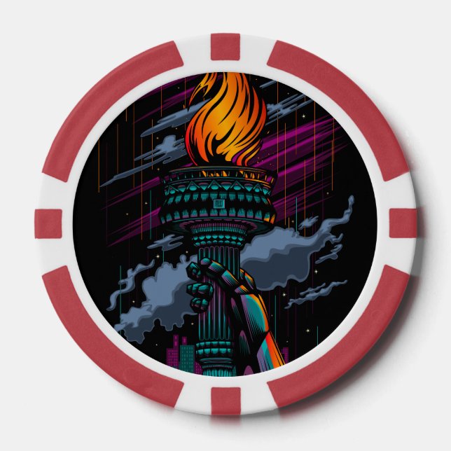 Jetons De Poker Liberté (Recto)