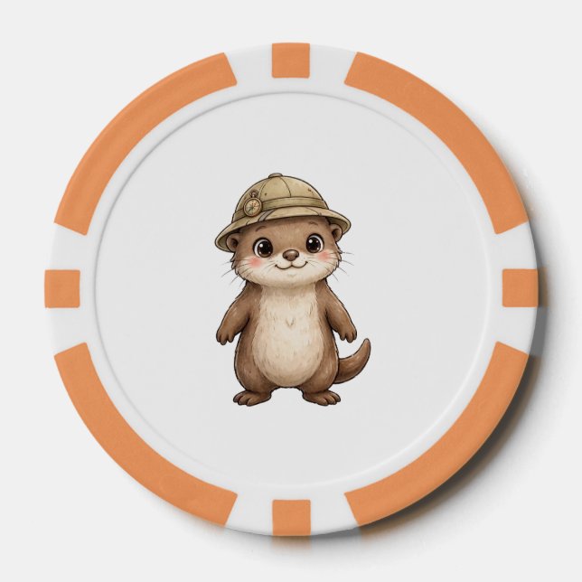 Jetons de poker Lil' Bayou Explorers Loutre (Recto)