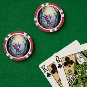 Jetons De Poker Lilac Whisper – Gardien de la Forêt Enchantée. 