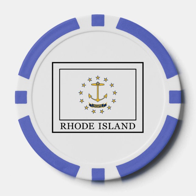 Jetons De Poker L'île Rhode (Recto)