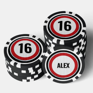 Jetons De Poker Limite de vitesse 16 ans