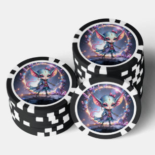 Jetons De Poker Liora – Cœur de cristal venu des étoiles