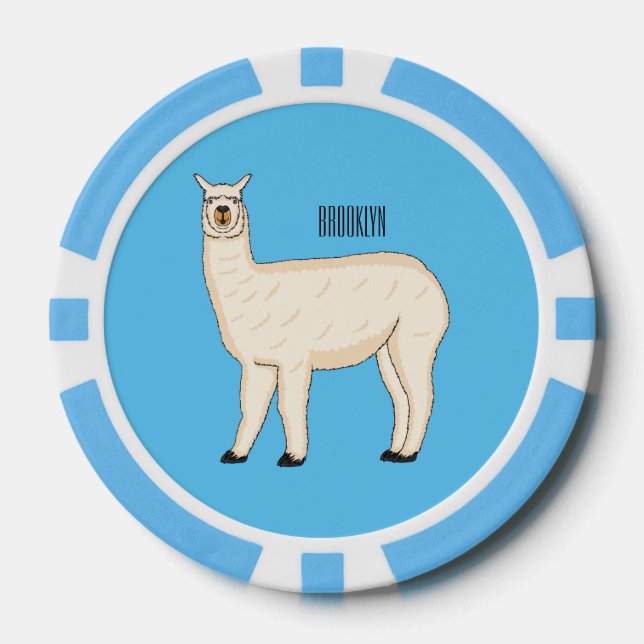 Jetons De Poker Llama (Recto)