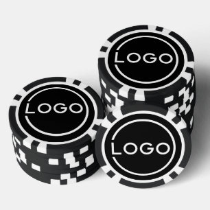 Jetons De Poker Logo d'entreprise personnalisé