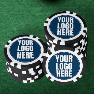 Jetons De Poker Logo d'entreprise Photo personnalisée de l'entrepr