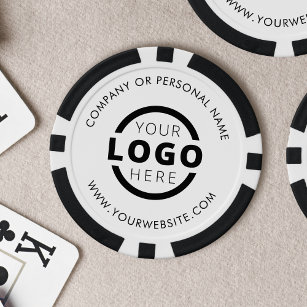 Jetons De Poker Logo d'entreprise promotionnel couleur personnalis