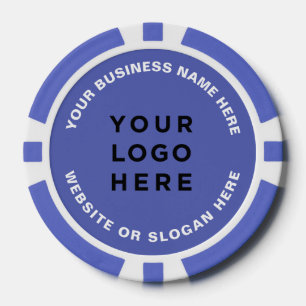 Jetons De Poker Logo et texte d'entreprise Simple Professionnel