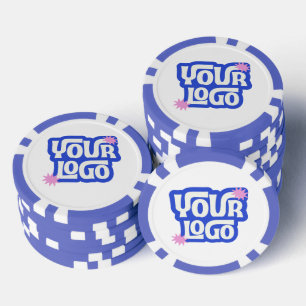 Jetons De Poker Logo soirée poker d'entreprise Logo personnalisé b