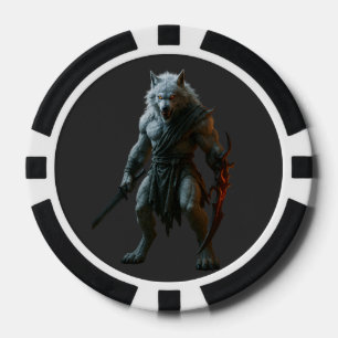Jetons De Poker Loup-garou arctique