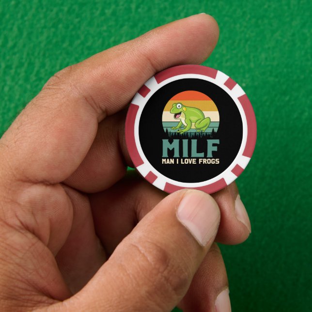 Jetons De Poker Love Frogs Chips de Poker (main)