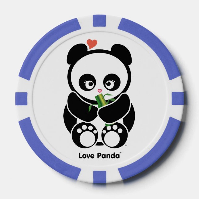 Jetons De Poker Love Panda® (Recto)