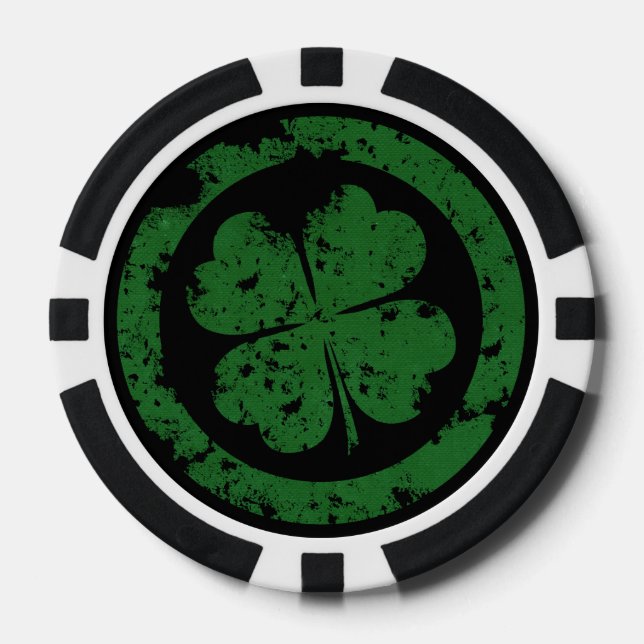 Jetons De Poker Lucky Clover (Recto)