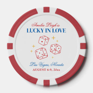 Jetons De Poker Lucky In Love Casino Week-end de Fille