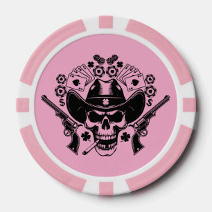 Jetons De Poker Lucky Poker Skull