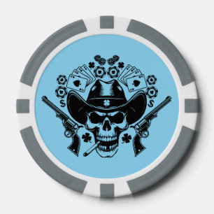 Jetons De Poker Lucky Poker Skull