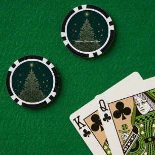 Jetons De Poker « Lueur de Noël de luxe »