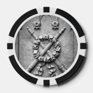 Jetons De Poker Lumière tombée perdue