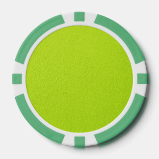 Jetons De Poker Lumineuse Lime Green Neon Couleurs tendance
