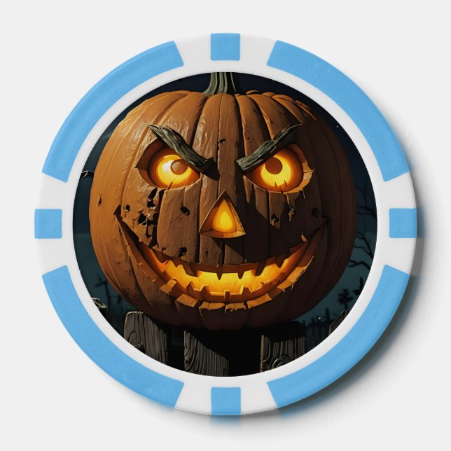 Jetons De Poker Mal Jack O'Lantern (Recto)