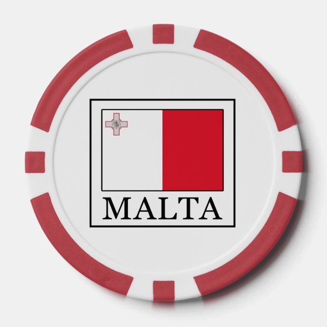 Jetons De Poker Malte (Recto)